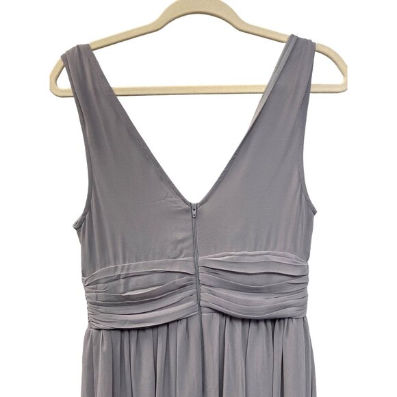 Ever Pretty NWT Gray Chiffon Fit and Flare Special Occasion Gown - Picture 8 of 11
